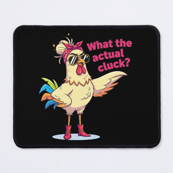 Item preview, What the Actual Cluck Funny Chicken Humor Design designed and sold by GiftedExplorer.
