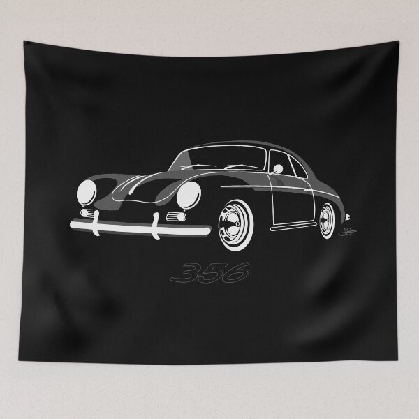 Item preview, Black Classic 356 Black stencil illustration designed and sold by blackdogshop.