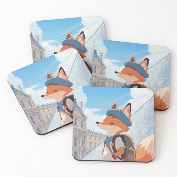 Item preview, Cute Fox In The Louvre Museum Paris designed and sold by Aguilar Trips.