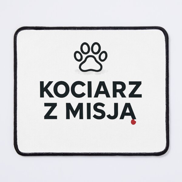 Item preview, Kociarz z Misją - Heroic Cat Mission Meme Design designed and sold by PunchText designs.