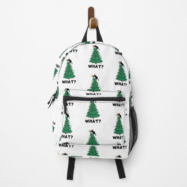 Item preview, Naughty Black Cat Climbing, The Christmas Tree designed and sold by OrenjiArtShop.