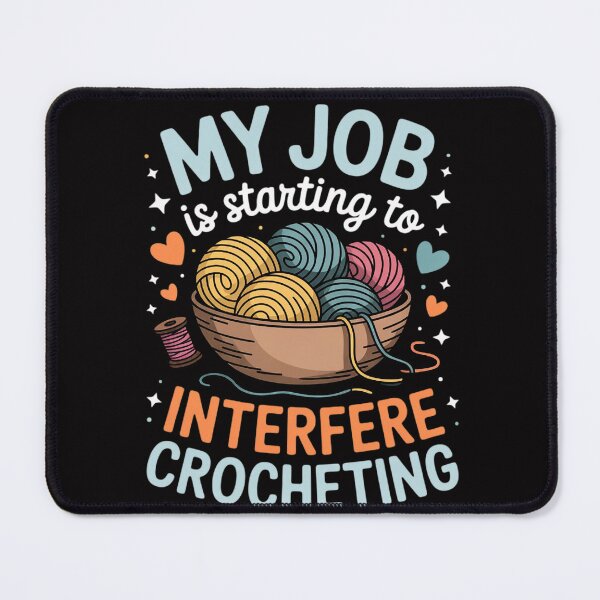 Item preview, Crocheter Job Crochet Knitting Crafter Crafting Expert designed and sold by MuteElevent.
