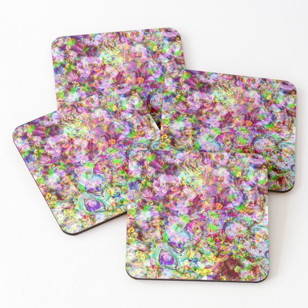 Item preview, Enchanted Abstract Garden: Vibrant Floral Digital Embroidery designed and sold by Keltoi-art.