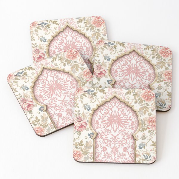 Item preview, Vintage Floral Moroccan Arch Design designed and sold by NisaaNotes.