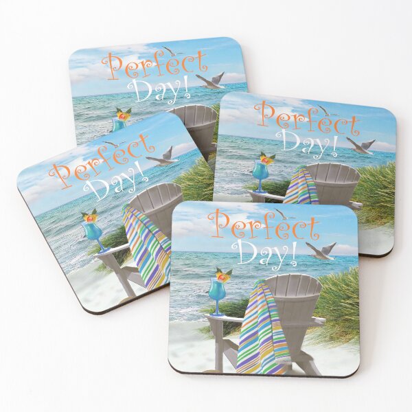 Item preview, Perfect Beach Day - Beach Chair Relaxing - Fun Ocean Theme designed and sold by ABG Inspirational Art.