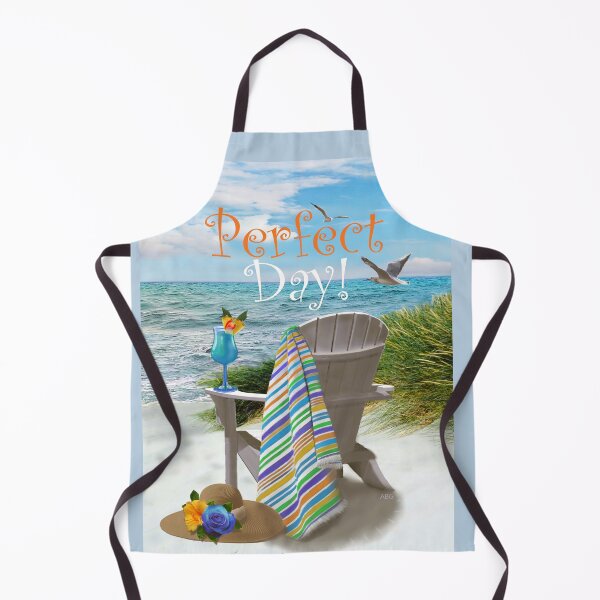Item preview, Perfect Beach Day - Beach Chair Relaxing - Fun Ocean Theme designed and sold by ABG Inspirational Art.