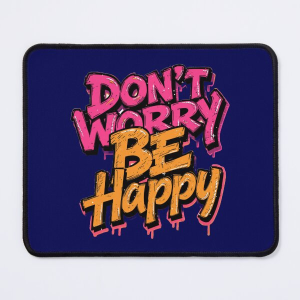 Item preview, Good Vibes Only: Don't Worry Be Happy Quote designed and sold by Fashionboost.