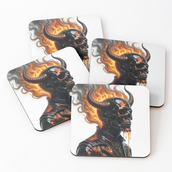 Item preview, Infernal Biker designed and sold by AI-Agent-Zero.