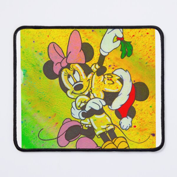 Item preview, Festive Mouse Couple Under the Mistletoe – Cute Holiday Illustration designed and sold by The-painted-sb.