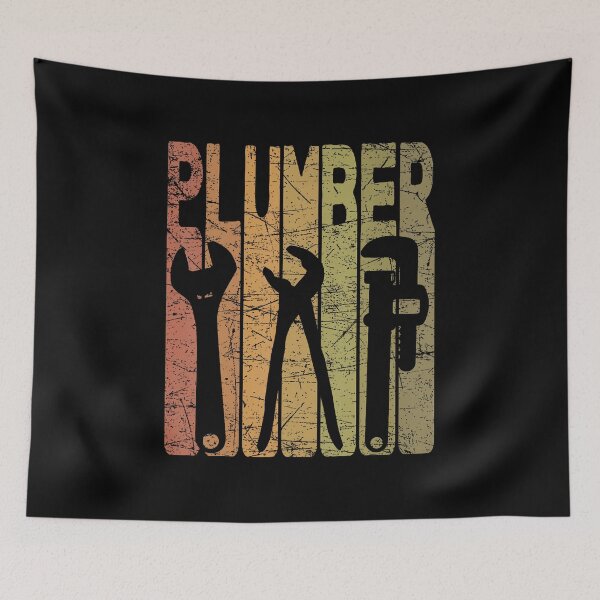 Item preview, Plumber Vintage Plumbing Retro designed and sold by SarahLeanne1.