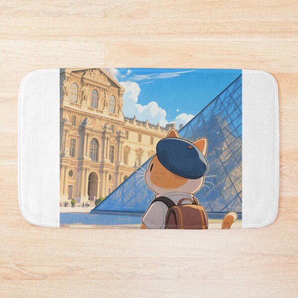 Item preview, Cute Ktty In The Louvre Museum Paris designed and sold by Aguilar Trips.