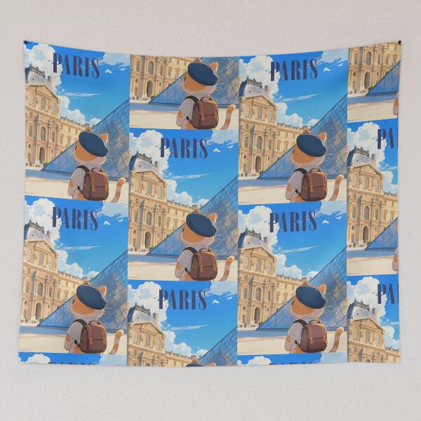Item preview, Cute Ktty In The Louvre Museum Paris designed and sold by Aguilar Trips.