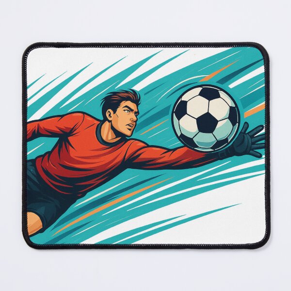 Item preview, Hero Goalkeeper's Flight - Epic Football Save designed and sold by JonelleTshirts.