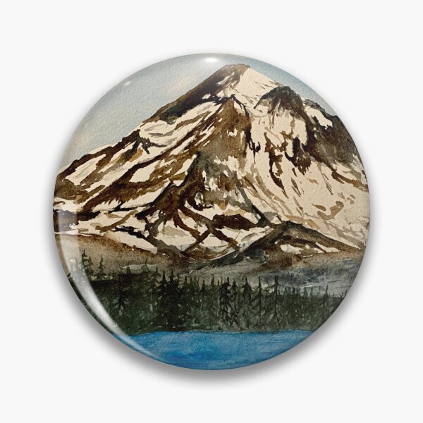 Item preview, Mount Hood at Lost Lake designed and sold by Lisa Neuman Watercolors.