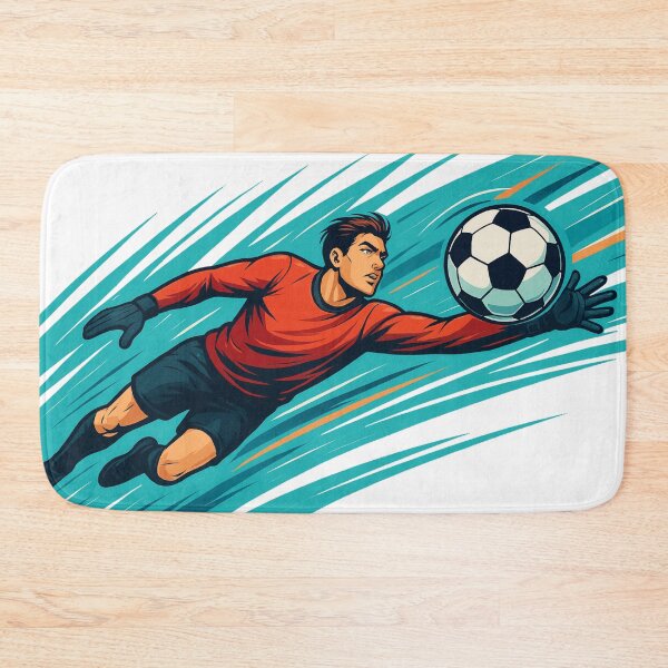 Item preview, Hero Goalkeeper's Flight - Epic Football Save designed and sold by JonelleTshirts.