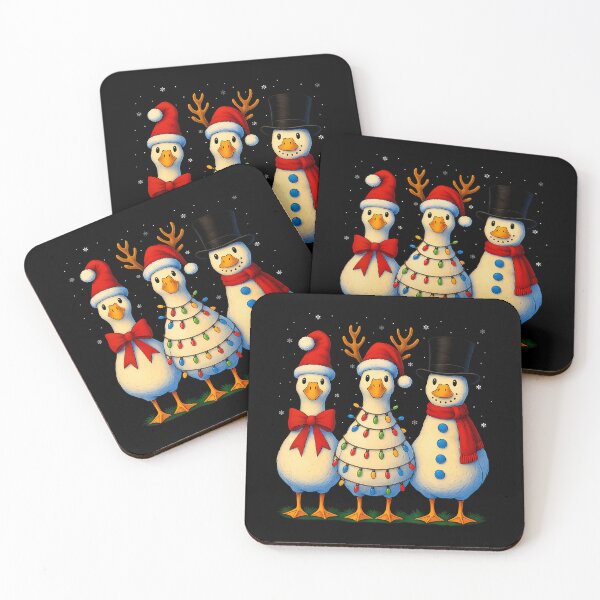Item preview, Christmas Funny Santa Goose Silly Merry Goose Xmas designed and sold by DoraBlanche.