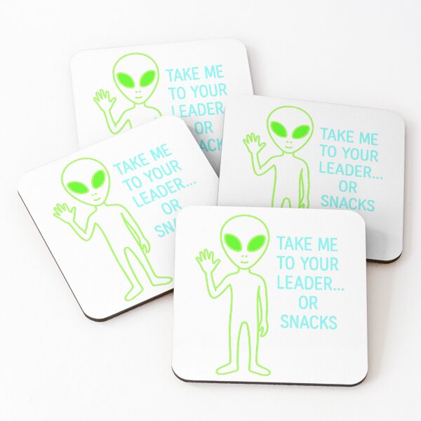 Item preview, Take Me To Your Leader Or Snacks Alien designed and sold by TwillTees.