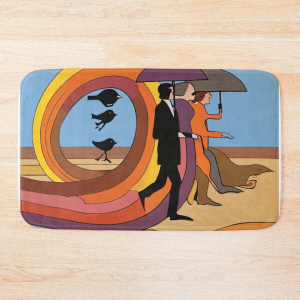 Item preview, A Murder of Crows Attend as We Walk Our Walrus Through the Desert designed and sold by inexplicableimages.