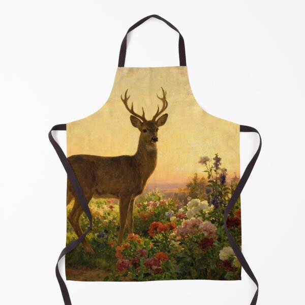 Item preview, Deer in the Flowers I designed and sold by Silver Calico Studio.