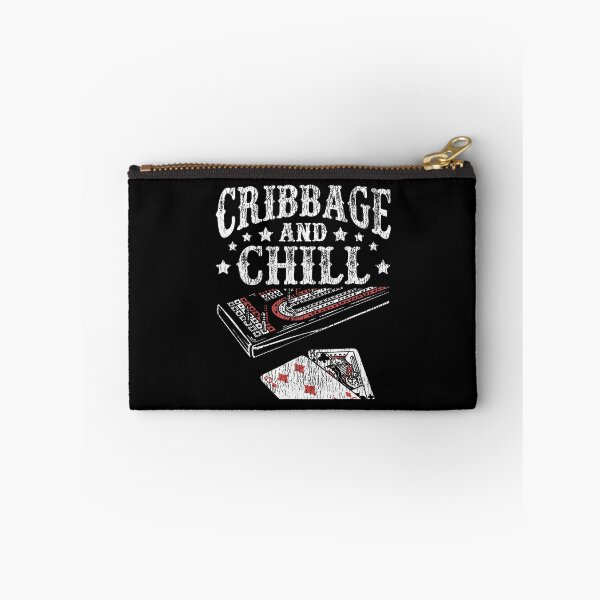 Item preview, Cribbage And Chill Gambling Poker Card Game Cribbage designed and sold by MavisJoseph.