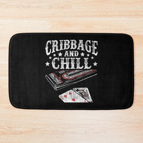 Item preview, Cribbage And Chill Gambling Poker Card Game Cribbage designed and sold by MavisJoseph.