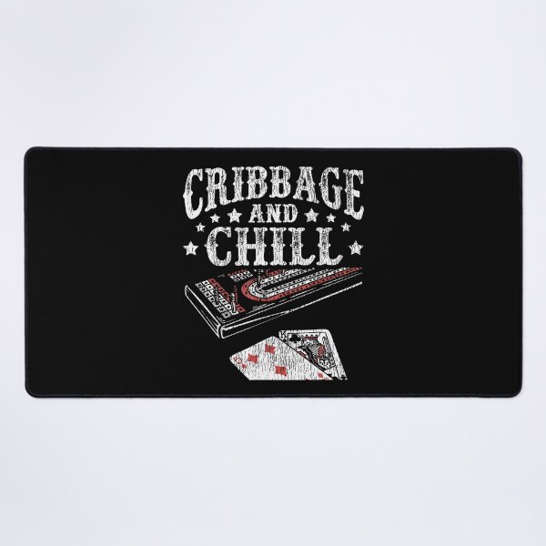 Item preview, Cribbage And Chill Gambling Poker Card Game Cribbage designed and sold by MavisJoseph.