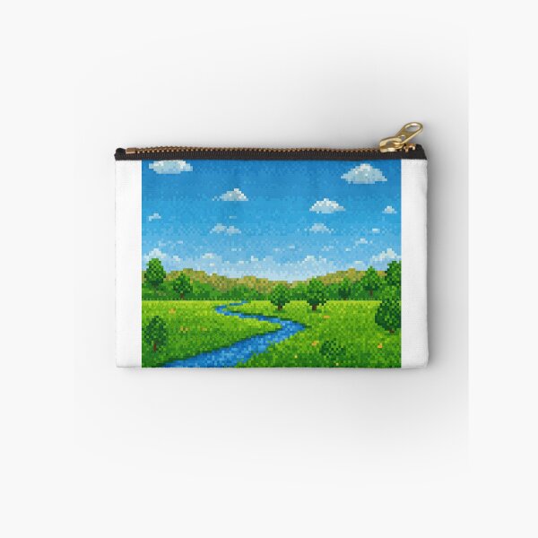 Item preview, Peaceful 16-Bit Pixel Art Meadow - Retro Green Scenery designed and sold by Greemo03.