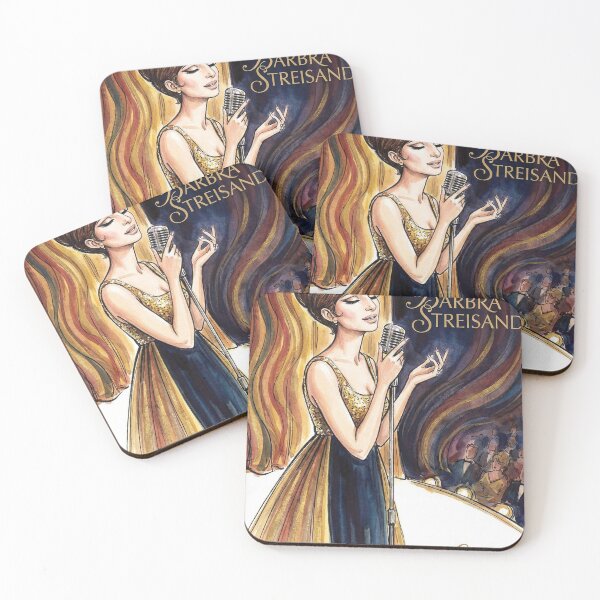 Item preview, Barbra Streisand Timeless Diva Vintage Portrait Art designed and sold by SHOCAMPOS DESIGNS .