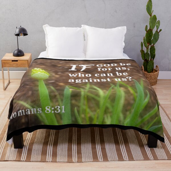 Item preview, If God Be For Us, Who Can Be Against Us? Romans 8:31 designed and sold by Angela Dow.