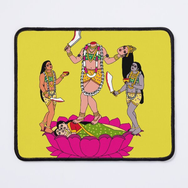 Item preview, Goddess Chinnamastika – Fierce Shakti Devi Art designed and sold by Harshit_Digital_Arts.