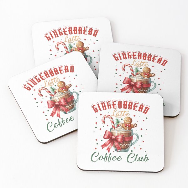Item preview, Festive Gingerbread Latte Coffee Club designed and sold by lojadpop.