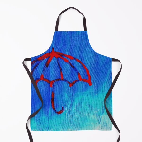 Item preview, Red umbrella designed and sold by MAMA LXXVIII: Art by Marsailhe Milward.