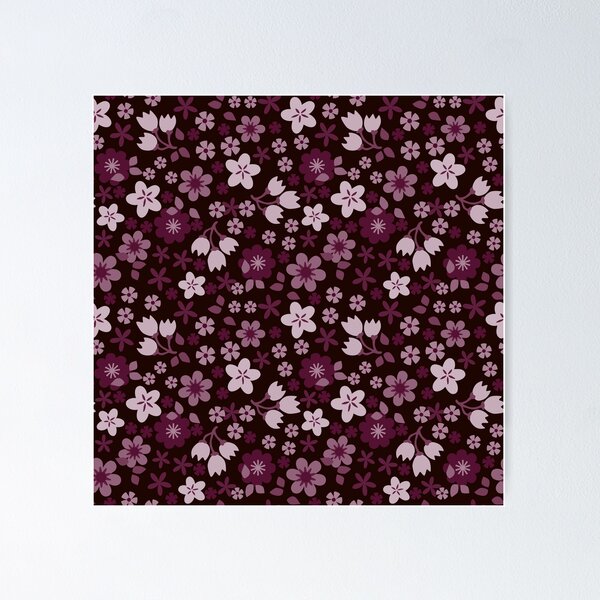 Item preview, Delicate Wine Floral Seamless Repeat designed and sold by Sharon Schwalbe.