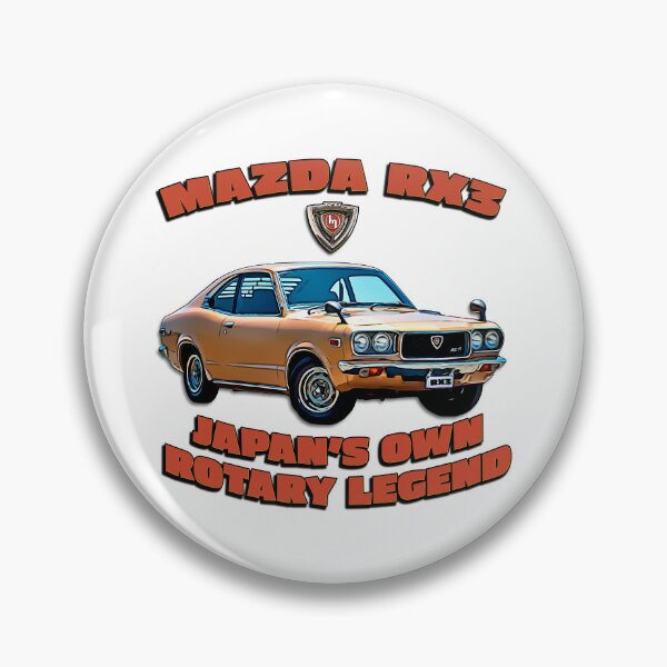 Item preview, Japan’s own Mazda RX3 rotary legend cartoon art designed and sold by Michael van der Hoorn.