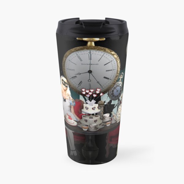 Alice In Wonderland Collage Travel Mug