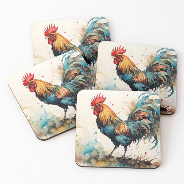 Item preview, Barnyard Rooster II designed and sold by Silver Calico Studio.