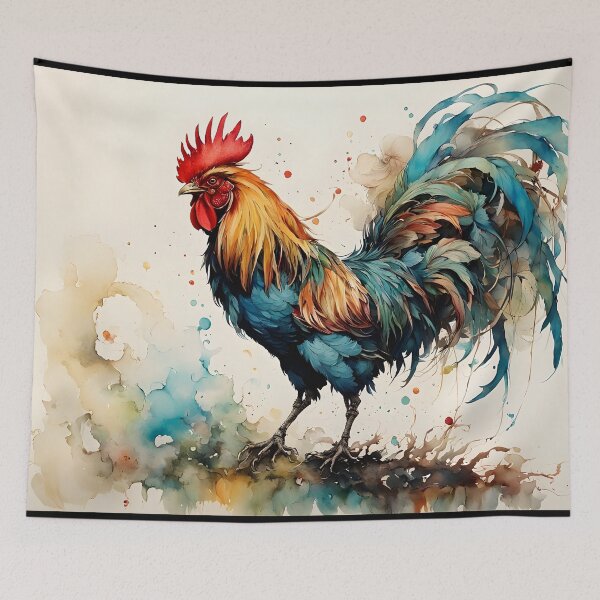 Item preview, Barnyard Rooster II designed and sold by Silver Calico Studio.