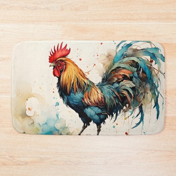 Item preview, Barnyard Rooster II designed and sold by Silver Calico Studio.