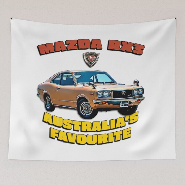Item preview, Australia’s favourite Mazda RX3 cartoon classic designed and sold by Michael van der Hoorn.