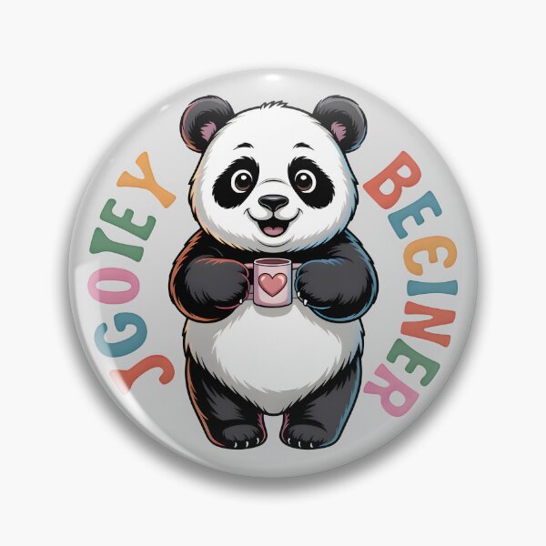 Item preview, Smiling Panda with Mug – Soft Cozy Beginner Artwork designed and sold by SoftyDesigns.