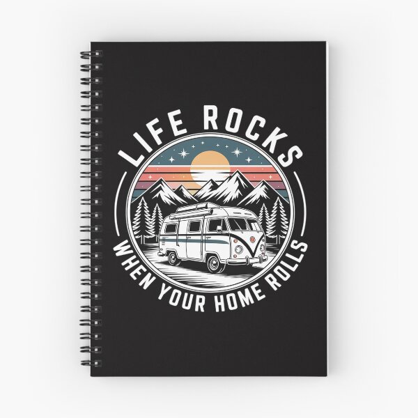 Item preview, Caravan Life Rocks Saying Camping designed and sold by ConceptThena.