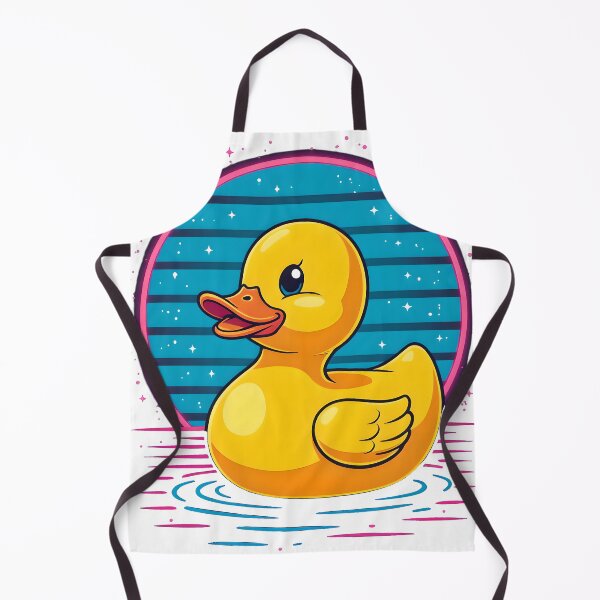 Artikelvorschau, Rubber Ducky Synthwave Vibes entworfen und verkauft von AnimalAirtistry.