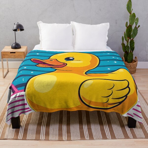 Artikelvorschau, Rubber Ducky Synthwave Vibes entworfen und verkauft von AnimalAirtistry.