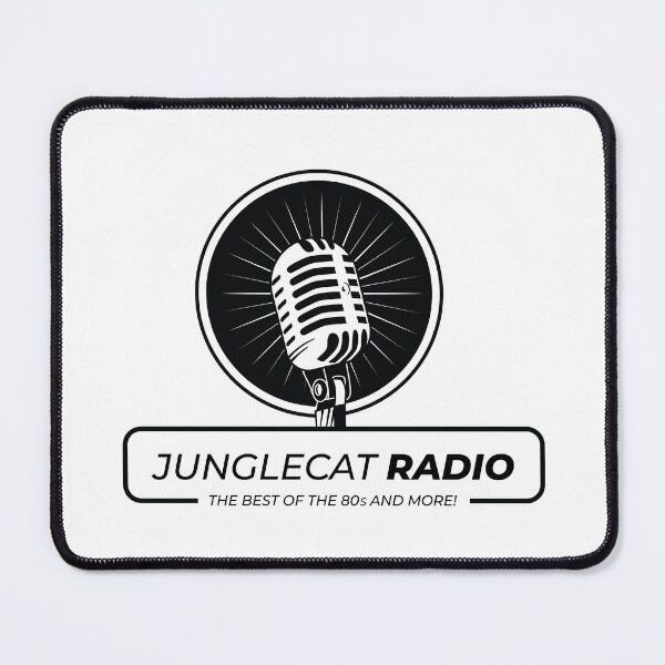 Item preview, JungleCat Radio Black Logo designed and sold by JungleCatRadio.