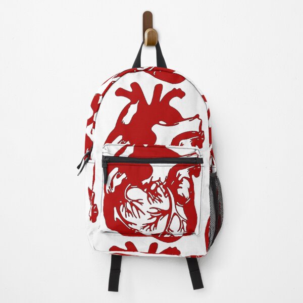 Item preview, Red Anatomical Human Heart - Minimalist Vector Illustration designed and sold by Keltoi-art.