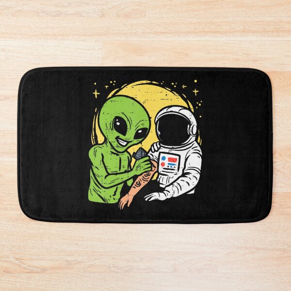 Item preview, Astronaut Inking Alien Funny Space Galaxy Tattoo Men Women designed and sold by JanetRamona.
