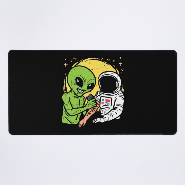 Item preview, Astronaut Inking Alien Funny Space Galaxy Tattoo Men Women designed and sold by JanetRamona.