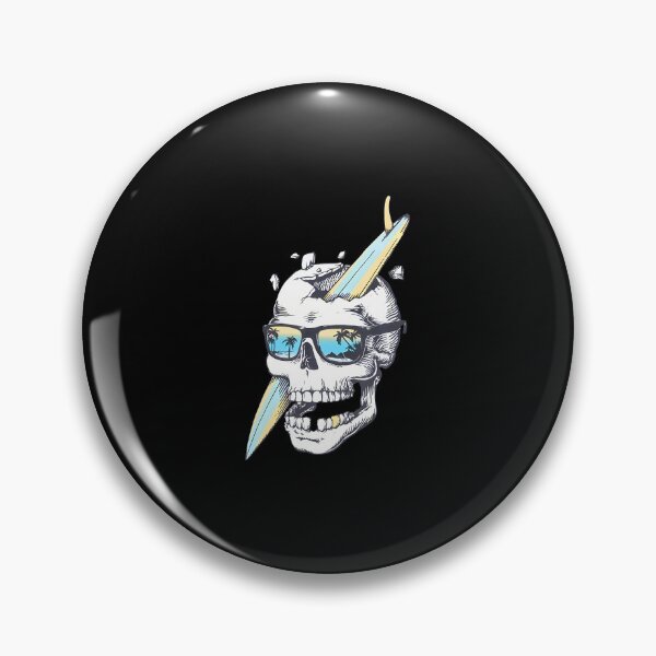 Item preview, Skull Surfing Summer Vibes Beach Skeleton Sea Meme Lovers designed and sold by BeulahJoseph.