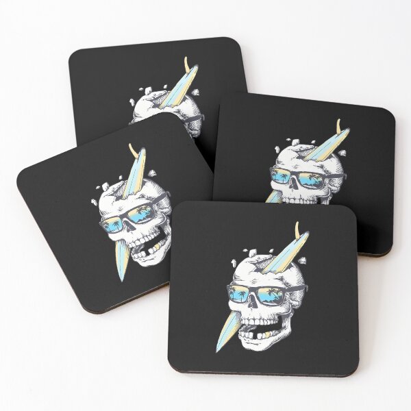 Item preview, Skull Surfing Summer Vibes Beach Skeleton Sea Meme Lovers designed and sold by BeulahJoseph.