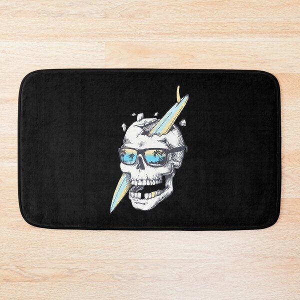 Item preview, Skull Surfing Summer Vibes Beach Skeleton Sea Meme Lovers designed and sold by BeulahJoseph.